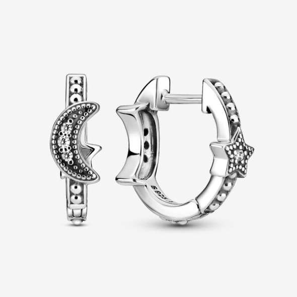 Semilună Stele Cercei Cerc Cu Mărgele Pandora România
